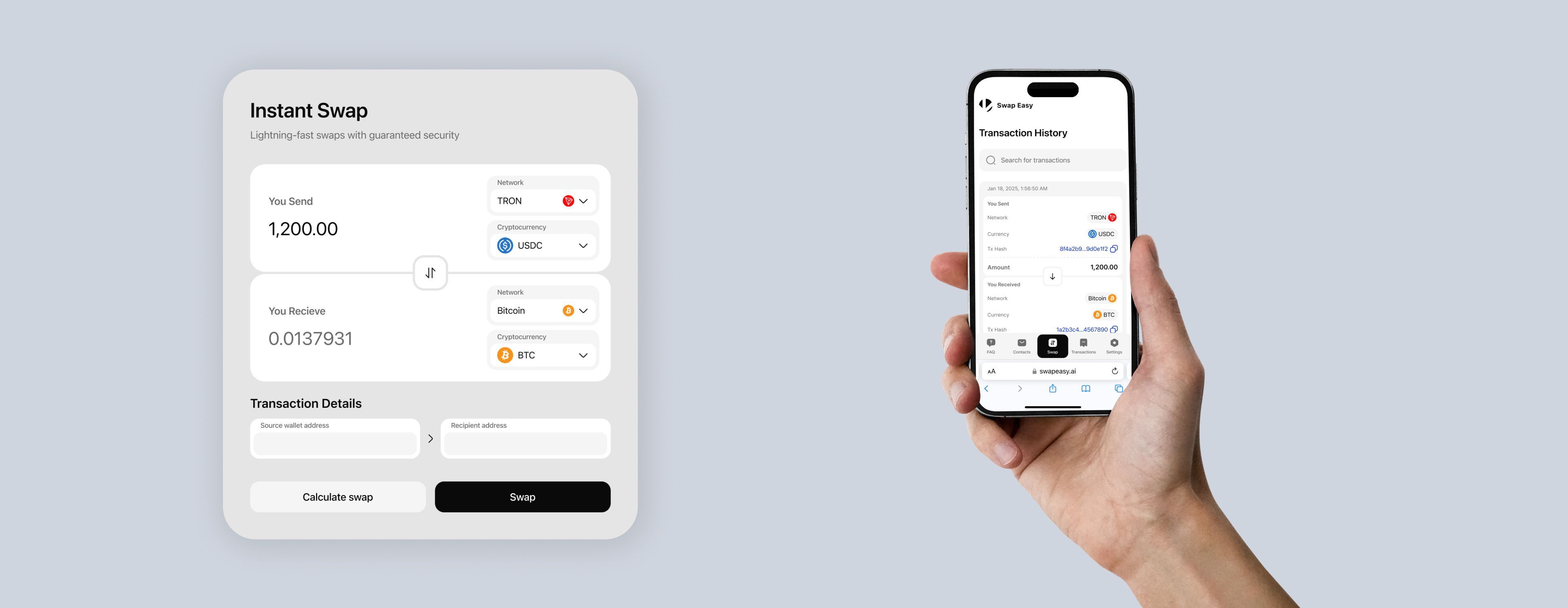 SwapEasy is a white-label DEX (decentralized cryptocurrency exchange) | ilink case-study