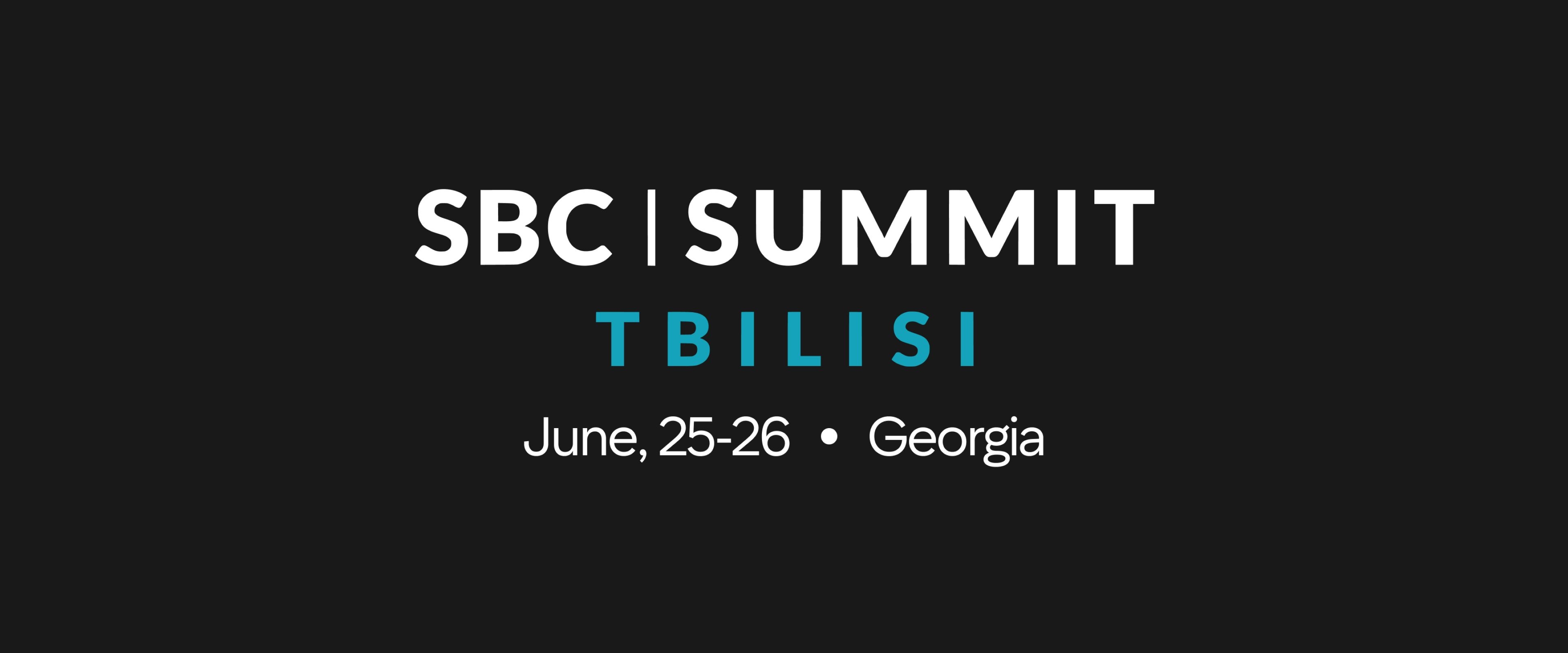 SBC Summit Tbilisi 2024 (on June 25-26) | ilink press release